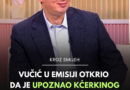 Vučić u „Magazinu In“ o porodici i umoru: Govorio i o upoznavanju ćerkinog partnera